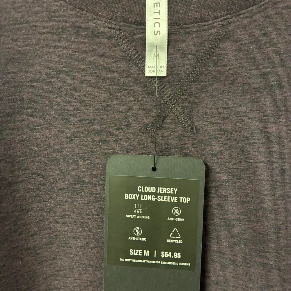 Womens Purple Fabletics Athletic Top - Picture 3 of 3